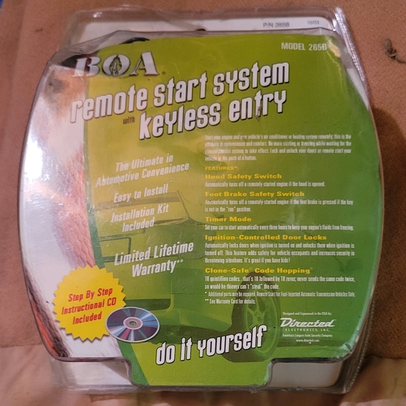 BOA Remote Start Keyless Entry System - Picture 7 of 7